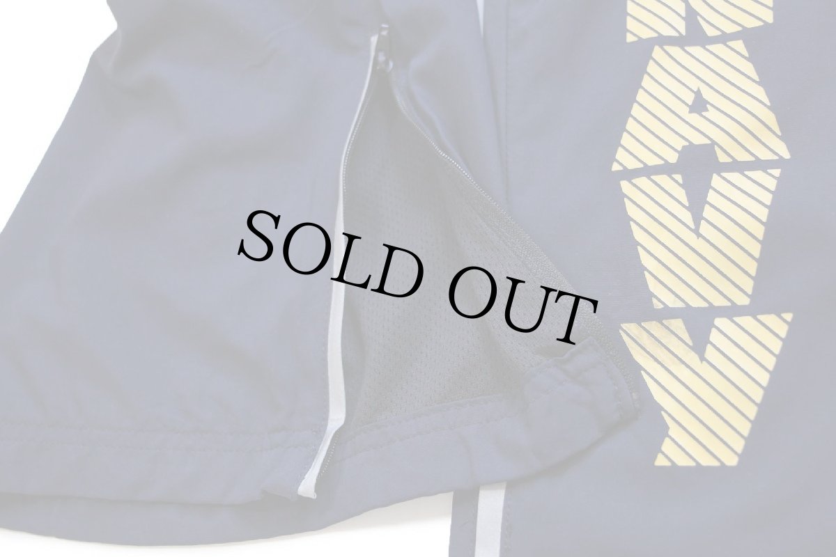 画像7: 16 米軍 U.S.NAVY RUNNING SUIT トレーニング ナイロンパンツ 紺 L/S★07 (7)