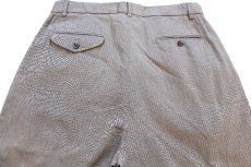 画像5: 90s ポロ ラルフローレン ヘリンボーン ツータック スラックス コットンパンツ W33 (5)