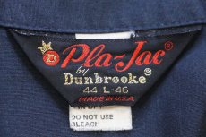画像4: 80s USA製 Pla-Jac Dunbrooke Banvel the Big Plus ジャケット 濃紺 L (4)