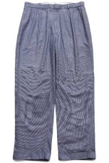 画像2: 90s ポロ ラルフローレン ピンチェック ツータック スラックス コットンパンツ W36 L30 (2)