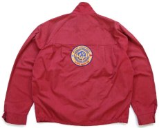 画像2: 80s BSA ボーイスカウト パッチ付き ジャケット 赤 フェード M LONG (2)