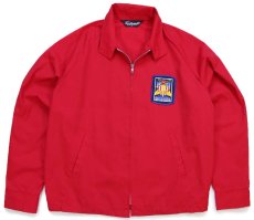 画像1: 90s USA製 Sportsmaster SKILLS USA パッチ付き ジャケット 赤 L (1)