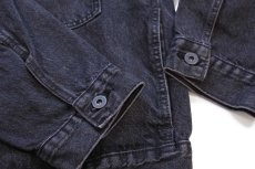 画像7: 新品★LEVI'S PREMIUM リーバイス TYPE I TRUCKER 先染め ブラック デニムジャケット XL★1st (7)