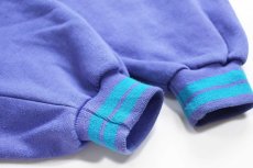 画像6: 90s NIKEナイキ ロゴ刺繍 ドルマンスリーブ スウェット ジャケット 青紫 (6)