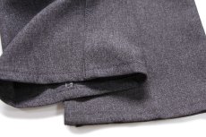 画像7: 00s メキシコ製 Wranglerラングラー 82HG ランチャードレスジーンズ フレア ポリエステルパンツ ヘザーグレー W36 L30★166 スタプレ (7)