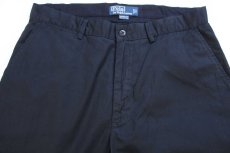 画像4: 00s ポロ ラルフローレン PROSPECT PANT コットンパンツ 黒 W32 L30★337 (4)