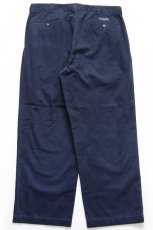 画像3: 00s ポロ ラルフローレン ANDREW PANT ツータック コットン チノパン 紺 W36★354 (3)