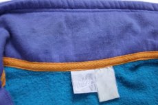 画像4: 90s NIKEナイキ ロゴ刺繍 ドルマンスリーブ スウェット ジャケット 青紫 (4)