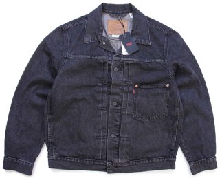 新品☆LEVI'S PREMIUM リーバイス TYPE I TRUCKER 先染め ブラック