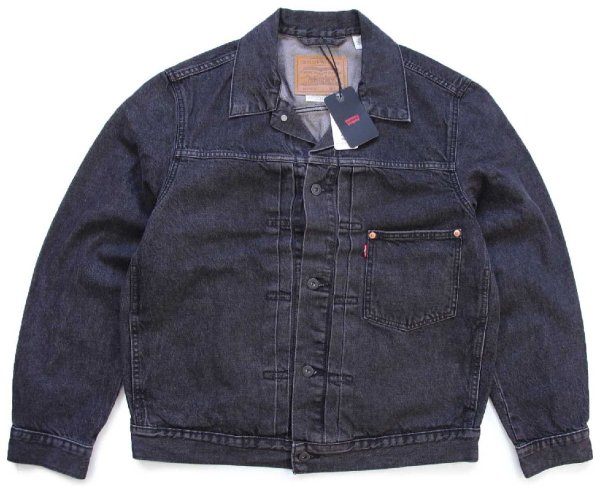 新品☆LEVI'S PREMIUM リーバイス TYPE I TRUCKER 先染め ブラック