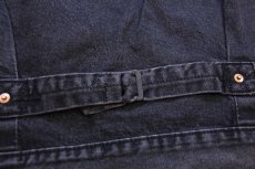 画像6: 新品★LEVI'S PREMIUM リーバイス TYPE I TRUCKER 先染め ブラック デニムジャケット L★1st (6)
