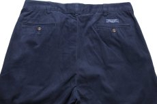 画像5: 00s ポロ ラルフローレン ANDREW PANT ツータック コットン チノパン 紺 W36★354 (5)