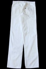 画像3: 70s USA製 LEVI'Sリーバイス BIGE ツイルパンツ 白 W31 (3)