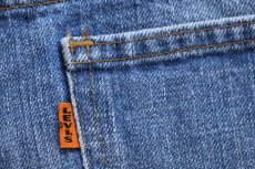 画像6: 70s フランス製 LEVI'Sリーバイス BIGE デニムパンツ ヒゲ カスタム W30★ユーロ (6)