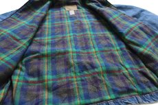 画像5: 90s GAPギャップ 91-Bタイプ チェックライナー デニム ワークジャケット M (5)