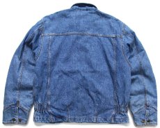 画像2: 90s GAPギャップ 91-Bタイプ チェックライナー デニム ワークジャケット M (2)