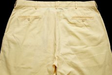 画像5: 00s ポロ ラルフローレン コットンパンツ 薄黄 W40★355 (5)
