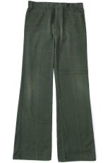 画像2: 70s USA製 LEVI'Sリーバイス 517 BIGE STA-PRESTスタプレ パンツ グリーン W37★ブーツカット (2)