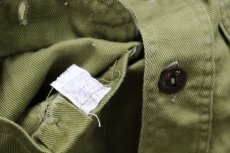 画像5: 60s BSA ボーイスカウト パッチ付き コットンツイルシャツ オリーブ 13.5 (5)