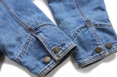 画像6: 90s GAPギャップ 91-Bタイプ チェックライナー デニム ワークジャケット M (6)