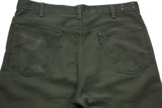 画像5: 70s USA製 LEVI'Sリーバイス 517 BIGE STA-PRESTスタプレ パンツ グリーン W37★ブーツカット (5)