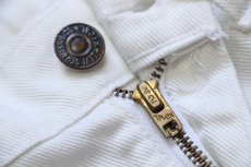 画像7: 70s USA製 LEVI'Sリーバイス BIGE ツイルパンツ 白 W31 (7)