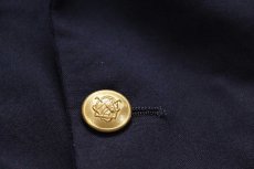 画像6: 80s USA製 CHAPS ラルフローレン 2つボタン ウール テーラードジャケット 紺ブレ★ブレザー (6)