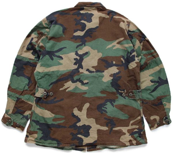80s US MILITARY BDU ジャケット 初期 カモフラ ウッドランド 80s 米軍 U.S.ARMY ウッドランドカモ BDU ジャケット M-L - Sixpacjoe
