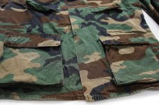 画像5: 80s 米軍 U.S.ARMY ウッドランドカモ BDU ジャケット M-L (5)