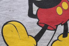 画像5: 80s USA製 Disneyディズニー ミッキー マウス スウェット 杢グレー XL (5)