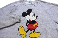 画像3: 80s USA製 Disneyディズニー ミッキー マウス スウェット 杢グレー XL (3)