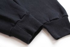 画像6: 90s USA製 RUSSELLラッセル WESTERN 発泡プリント 前V スウェット 黒×ピンク XL (6)