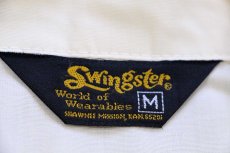 画像5: 80s Swingster JACK DANIEL'S OLD No.7 ジャックダニエル ロゴ刺繍 ジャケット アイボリー M (5)