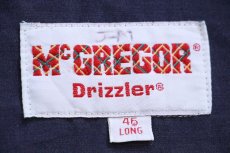 画像4: 70s McGREGOR Drizzler マクレガー チンスト付き ドリズラージャケット ナス紺 46 LONG (4)