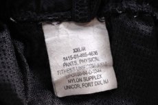 画像6: 00s 米軍 U.S.ARMY PFU トレーニング ナイロンパンツ 黒 XXL/R★174 IPFU 特大 (6)