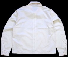 画像2: 80s Swingster JACK DANIEL'S OLD No.7 ジャックダニエル ロゴ刺繍 ジャケット アイボリー M (2)