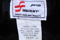 画像6: 00s 米軍 U.S.ARMY IPFU パッチ付き トレーニング ナイロンパンツ 黒 L/L★PFU (6)