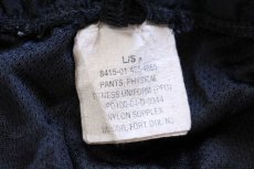 画像6: 00s 米軍 U.S.ARMY PFU トレーニング ナイロンパンツ 黒 L/S★161 IPFU (6)