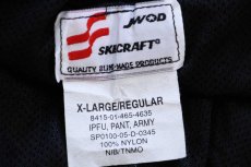 画像6: 00s 米軍 U.S.ARMY IPFU トレーニング ナイロンパンツ 黒 XL/R★158 PFU (6)