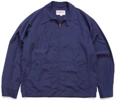 画像1: 70s McGREGOR Drizzler マクレガー チンスト付き ドリズラージャケット ナス紺 46 LONG (1)
