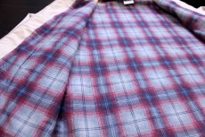 画像5: 80s USA製 HABERSHAM CO. FARM BUREAU オンブレチェック ネルライナー ジャケット カーキ L (5)