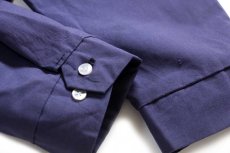 画像6: 70s USA製 ARTEX ROADWAY ロゴ刺繍 ジャケット ナス紺 フェード L (6)