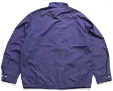 画像2: 70s USA製 ARTEX ROADWAY ロゴ刺繍 ジャケット ナス紺 フェード L (2)