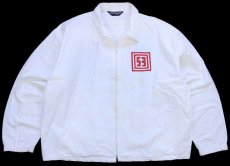画像1: 80s USA製 SPORTSMASTER Rensselaer コットンジャケット 白 XL (1)