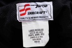 画像6: 11 米軍 U.S.ARMY IPFU トレーニング ナイロンパンツ 黒 L/R★169 PFU (6)