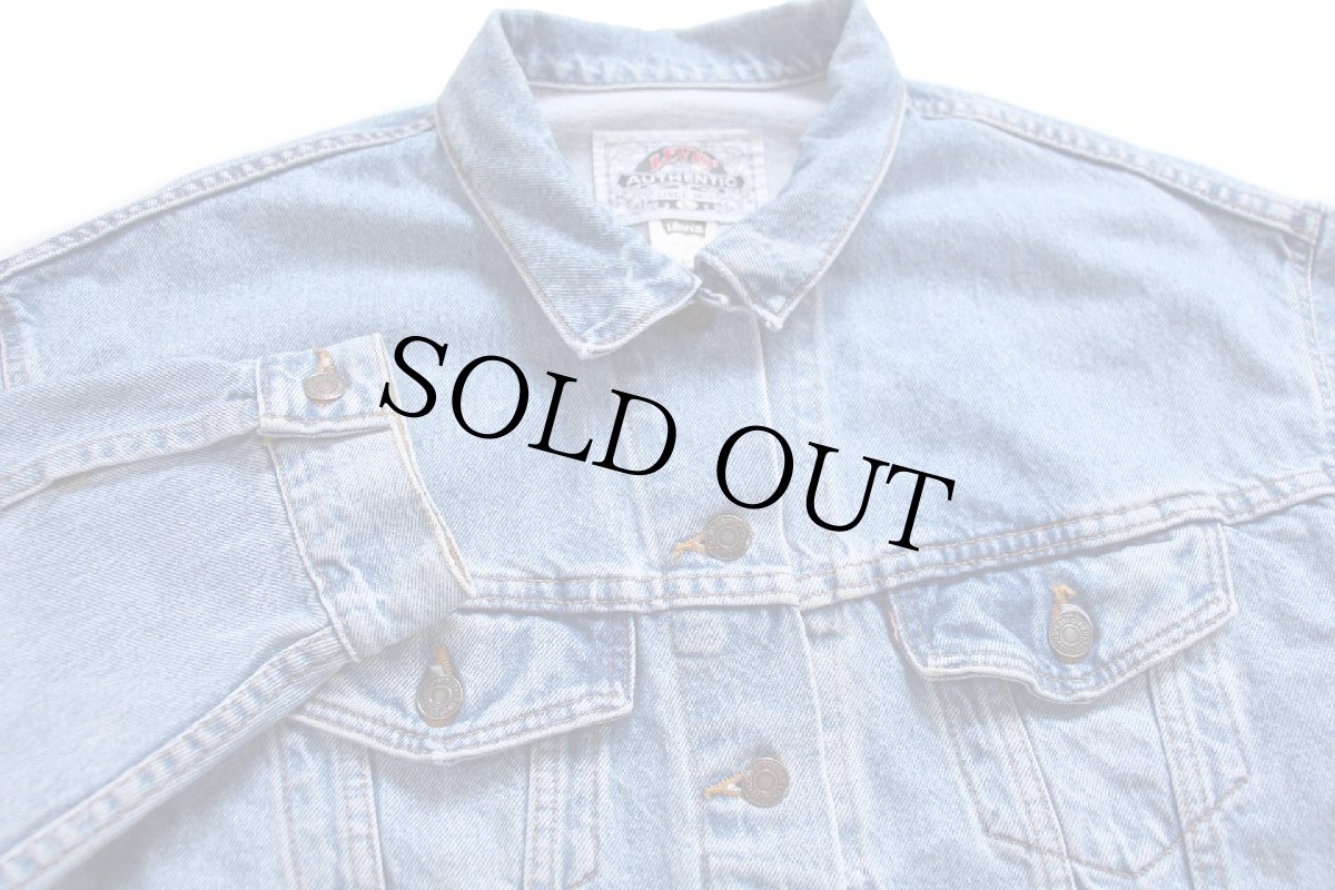 画像3: 90s USA製 Levi'sリーバイス 77598 デニムジャケット 4ポケット L (3)