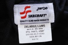 画像6: 00s 米軍 U.S.ARMY IPFU トレーニング ナイロンパンツ 黒 2XL/L★179 特大 PFU (6)