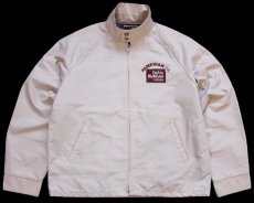 画像1: 80s USA製 HABERSHAM CO. FARM BUREAU オンブレチェック ネルライナー ジャケット カーキ L (1)