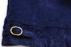 画像6: USA製 FFA NEW YORK チェーン刺繍&パッチ コットン コーデュロイ ファーマーズジャケット 紺 48 (6)