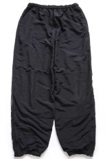 画像2: 90s 米軍 U.S.ARMY IPFU トレーニング ナイロンパンツ 黒 L/R★190 PFU (2)